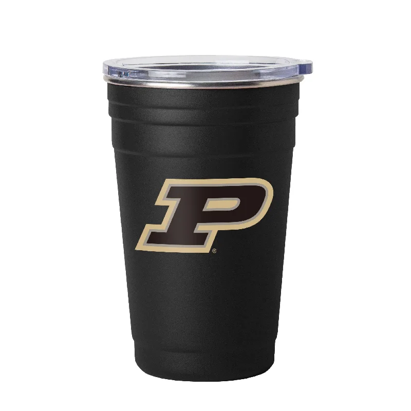 Team Mug With Logo-Purdue 22oz Flipside Stainless Cup