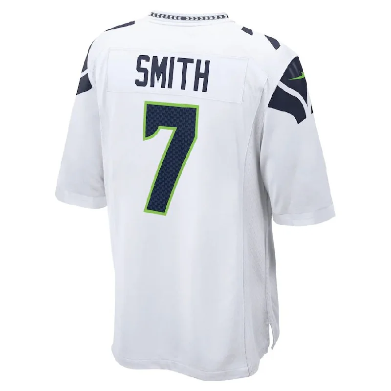 Personalized Rugby Jersey For Special Guests-S.Seahawks #7 Geno Smith White Game Player Jersey Stitched American Football Jerseys