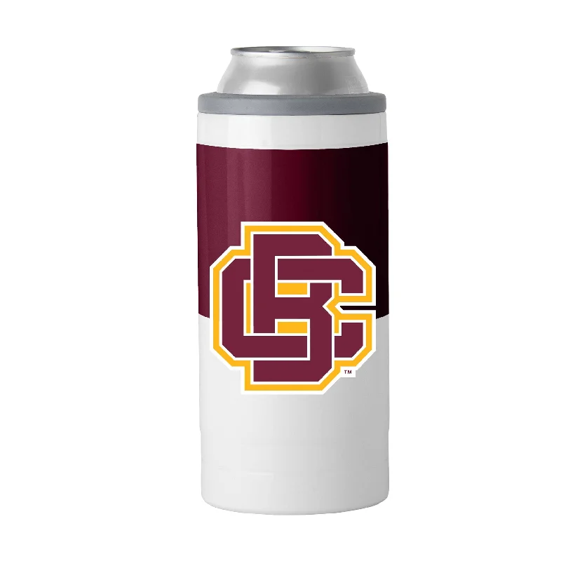 Personalized Team Mug For Team Loyalty Gifts-Bethune-Cookman Colorblock 12oz Slim Can Coolie