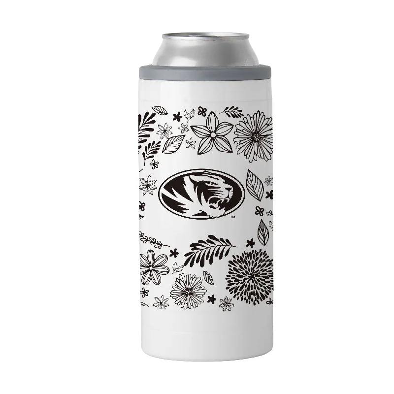 Team Mug For Local Sports Clubs-Missouri 12oz Botanical Slim Can Coolie