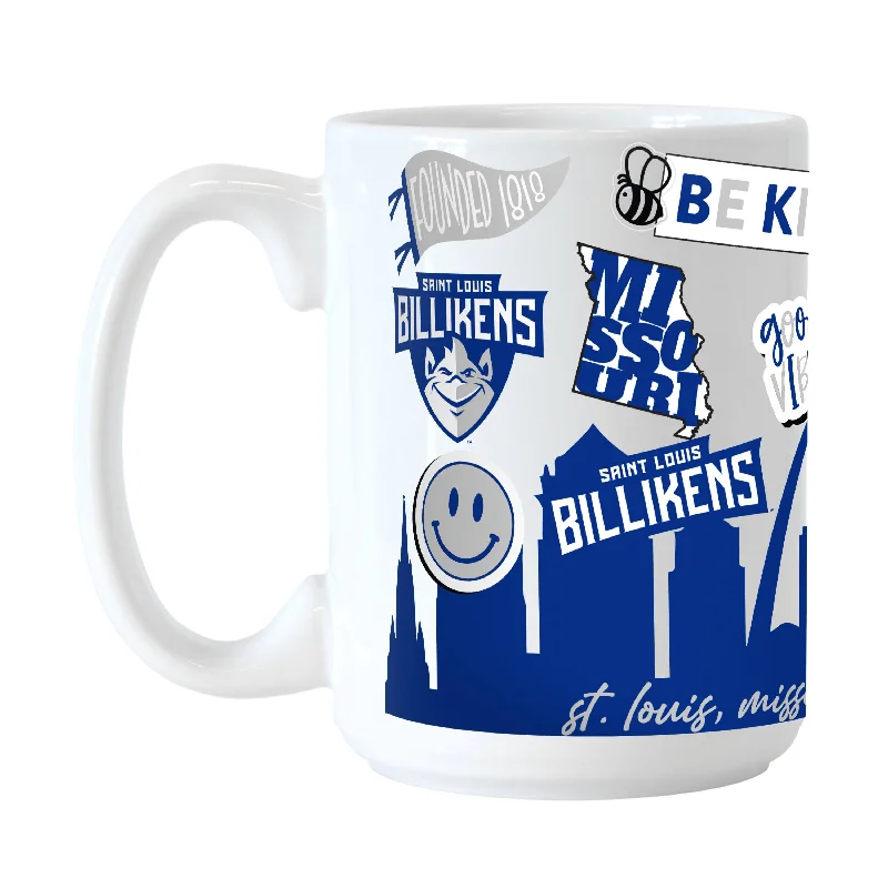 Personalized Team Mug For Team Reorganization-Saint Louis Univ 15oz Native Sublimated Mug