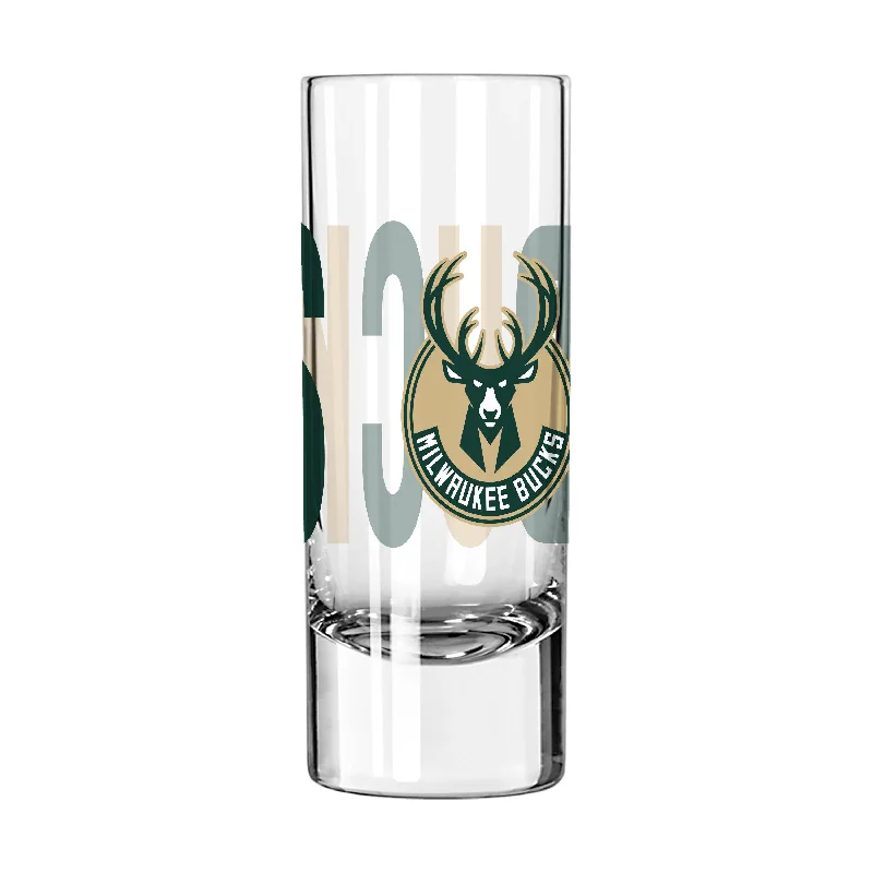 Personalized Team Mug For Local Recognition-Milwaukee Bucks 2.5oz Overtime Shooter