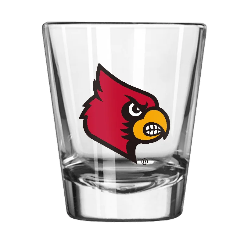 Personalized Team Mug For Team Members-Louisville 2oz Gameday Shot Glass