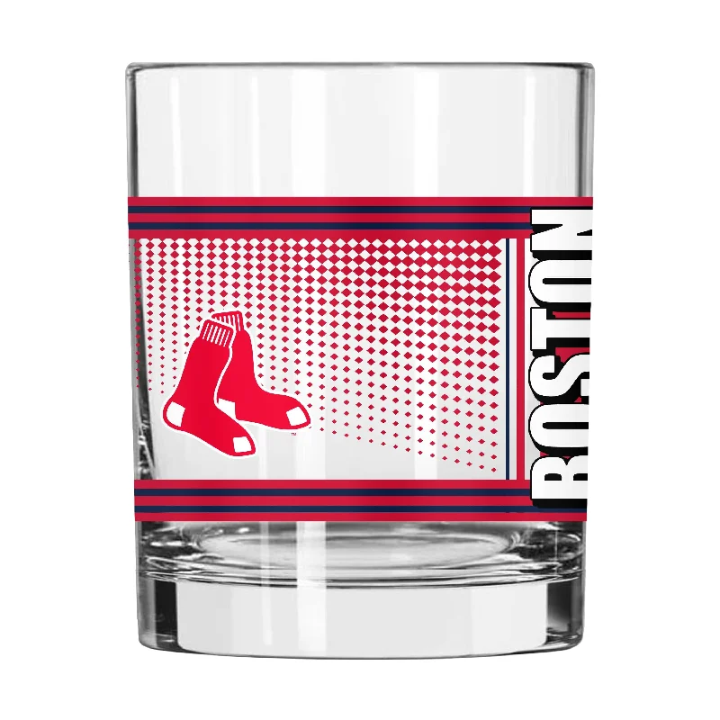 Team Mug With Unique Graphics-Boston Red Sox 14oz Hero Rocks Glass