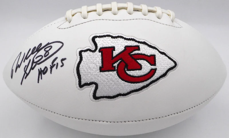 Rugby Helmet For National Rugby League-Will Shields Autographed White Logo Football Kansas City Chiefs "HOF 15" SS Holo #A535830