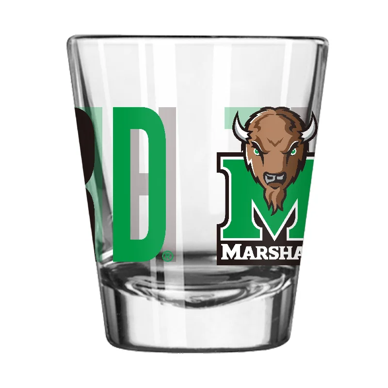 Personalized Team Mug For Fan Appreciation-Marshall 2oz Overtime Shot Glass