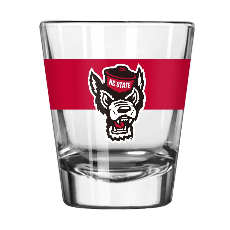 Custom Team Mug For Team Members-NC State 2oz Colorblock Shot Glass