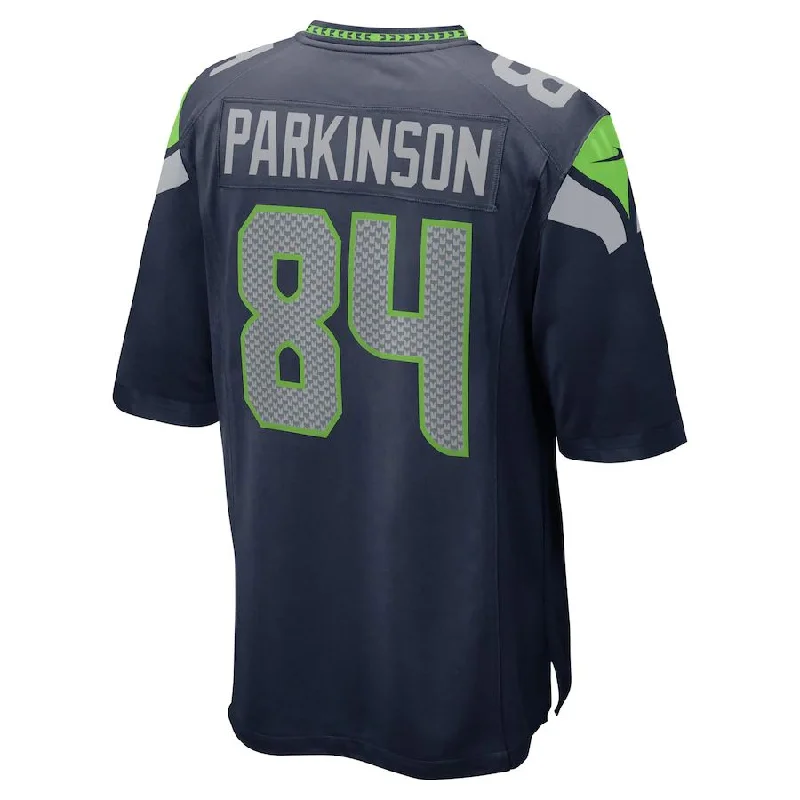 Custom Rugby Jersey For Holiday Gifts-S.Seahawks #84 Colby Parkinson College Navy Game Jersey Stitched American Football Jerseys