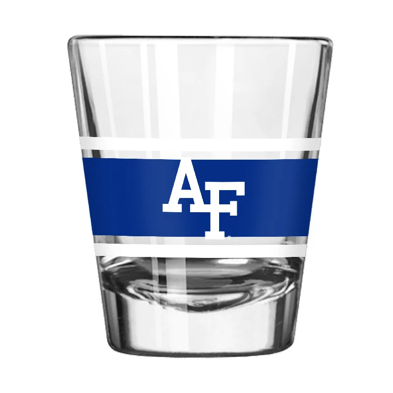 Personalized Team Mug For Team Reorganization-Air Force Academy 2oz Stripe Shot Glass