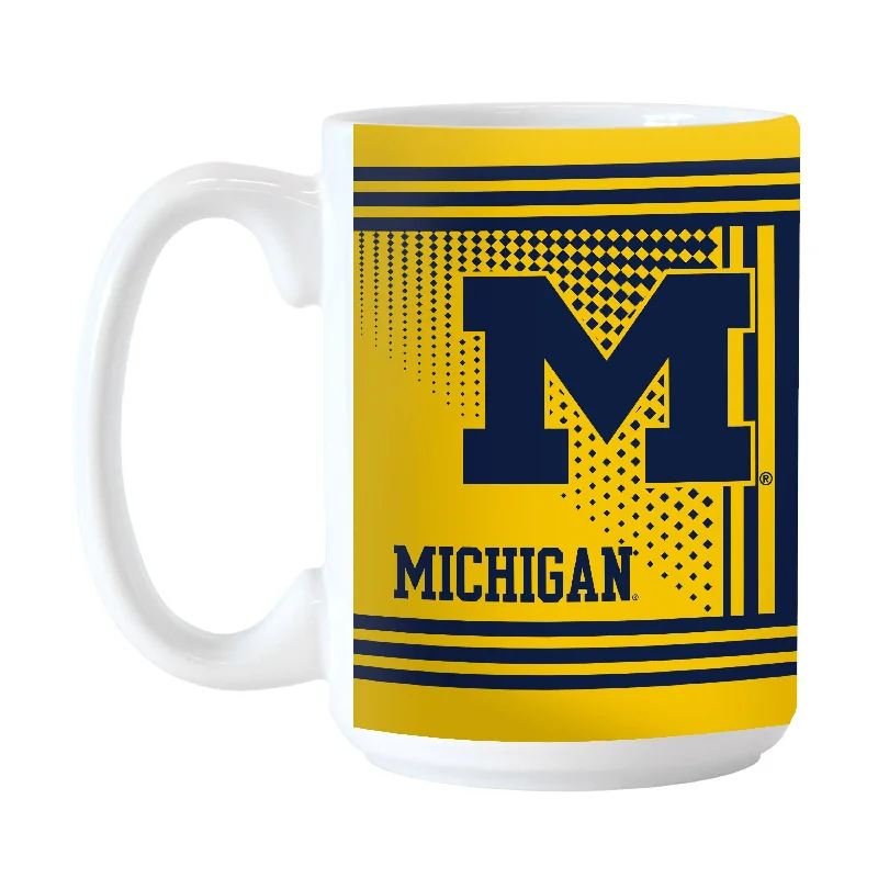 Personalized Team Mug For Team Spirit Week-Michigan 15oz Hero Sublimated Mug