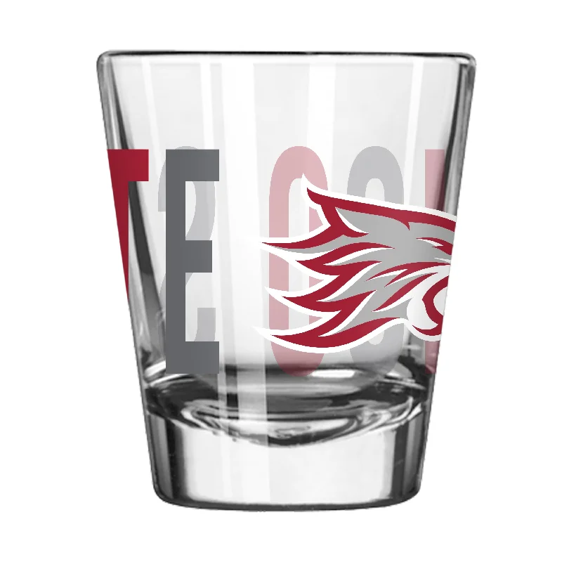 Custom Team Mug For Athletic Events-California State Chico 2oz Overtime Shot Glass