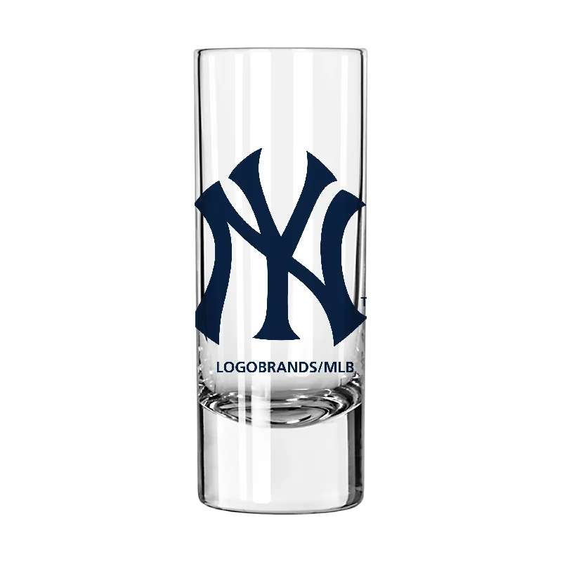 Personalized Team Mug For Local Partnerships-New York Yankees 2.5oz Swagger Shooter Glass