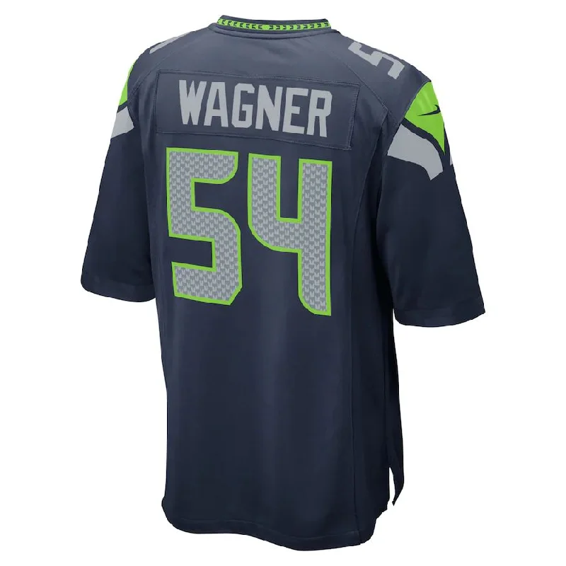 Custom Rugby Jersey With Unique Designs-S.Seahawks #54 Bobby Wagner College Navy Game Team Jersey Stitched American Football Jerseys