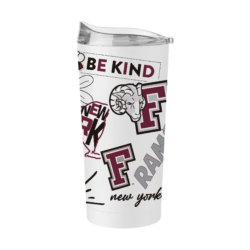 Personalized Team Mug For Fan Appreciation-Fordham 20oz Native Powder Coat Tumbler