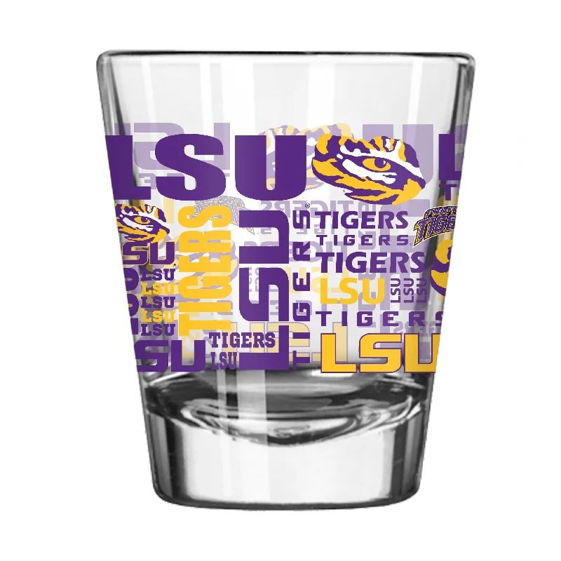 Personalized Team Mug For Event Customization-LSU 2oz Spirit Shot Glass