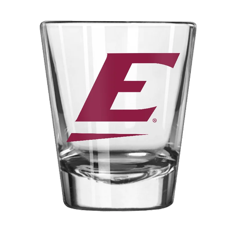 Personalized Team Mug For High School Teams-Eastern Kentucky 2oz Gameday Shot Glass