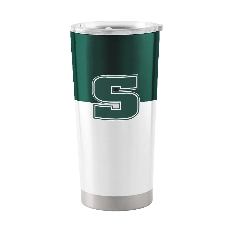 Personalized Team Mug For High School Teams-Slippery Rock U of PA 20oz Colorblock Stainless Tumbler