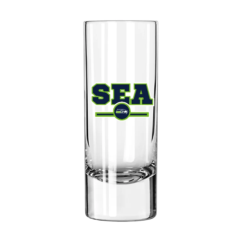 Team Mug For Local Supporters-Seattle Seahawks 2.5oz Letterman Shooter Glass