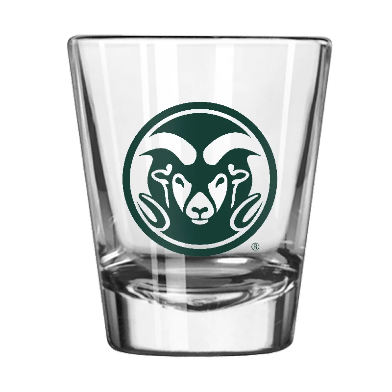 Custom Team Mug For Alumni Events-Colorado State 2oz Gameday Shot Glass