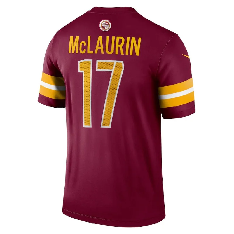 Personalized Rugby Jersey For Event Marketing-W.Commanders #17 Terry McLaurin Burgundy Legend Jersey Stitched American Football Jerseys