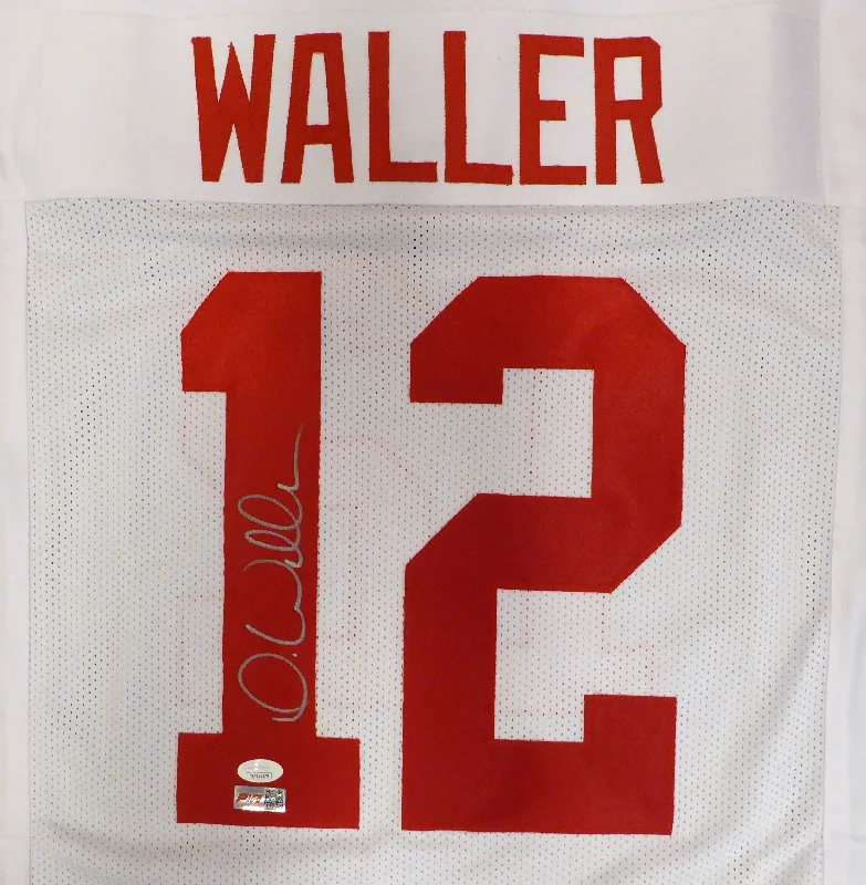 Personalized Rugby Helmet For Local Clubs-New York Giants Darren Waller Autographed White Jersey JSA #WA836279