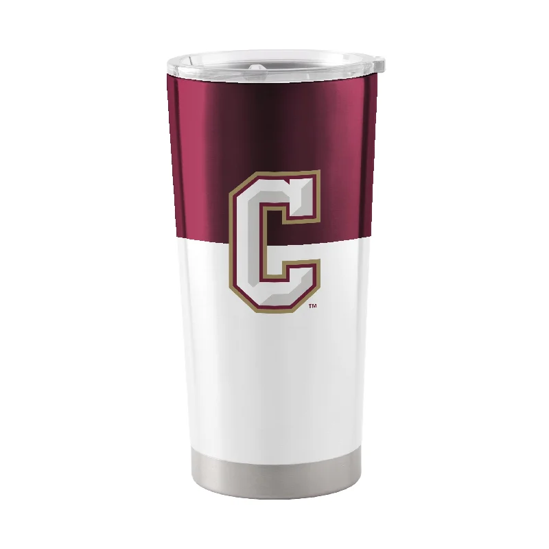 Custom Team Mug For Sponsor Loyalty-College of Charleston 20oz Colorblock Stainless Tumbler