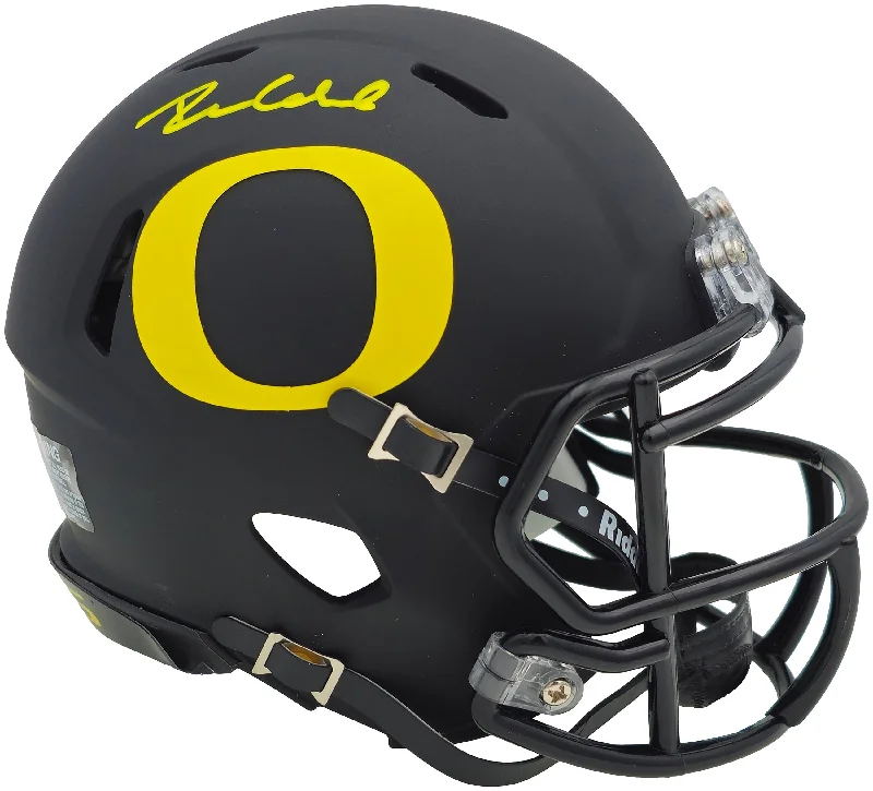 Rugby Helmet For Official Rugby Apparel-Dillon Gabriel Autographed Oregon Ducks Black Speed Mini Helmet Beckett BAS Witness