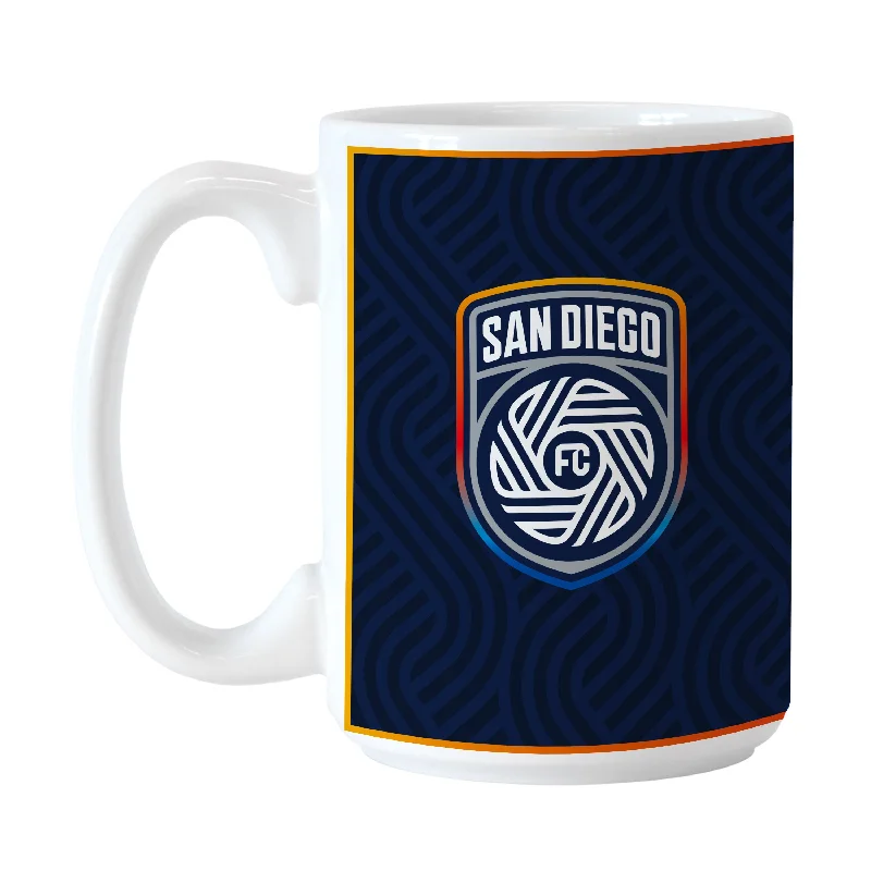 Team Mug For Official Team Memorabilia-San Diego FC 15oz Gameday Sublimated Mug