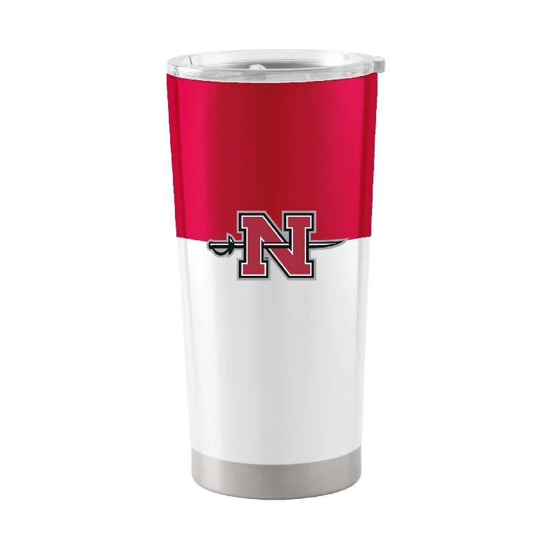 Custom Team Mug For League Play-Nicholls State 20oz Colorblock Stainless Tumbler