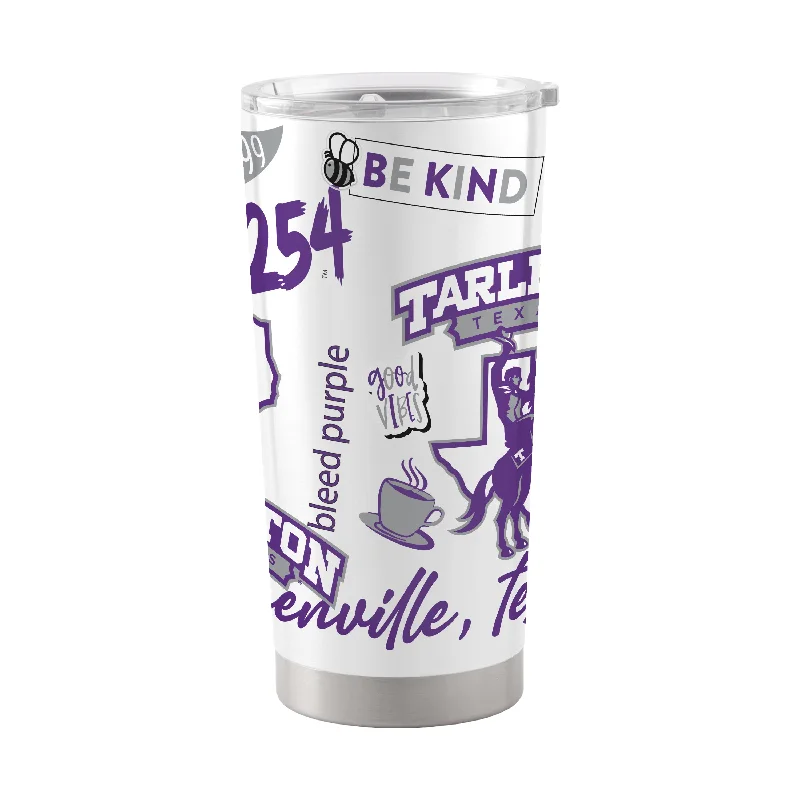 Team Mug With Your Team's Spirit-Tarleton State 20oz Native Stainless Tumbler