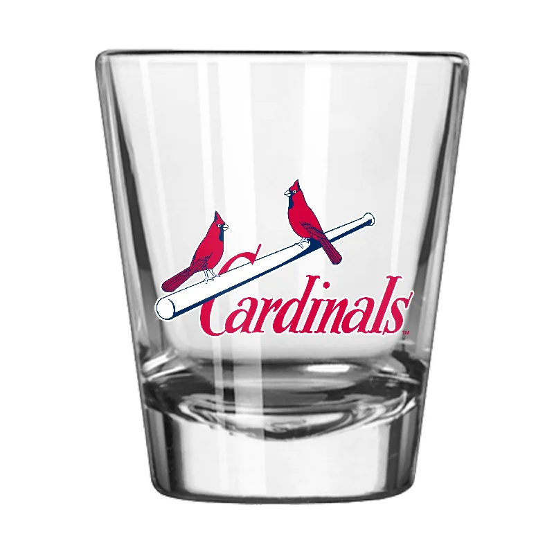 Personalized Team Mug For Team Reorganization-St Louis Cardinals 2oz Retro Shot Glass