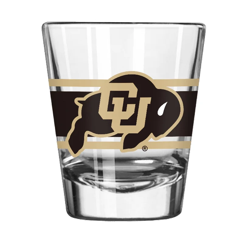 Personalized Team Mug For Team Loyalty-Colorado 2oz Stripe Shot Glass