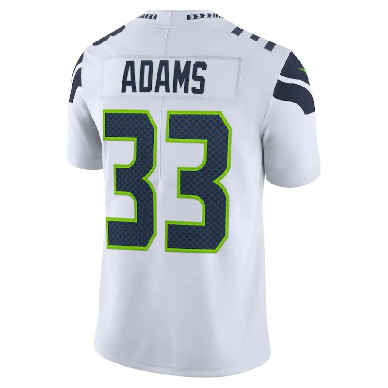 Personalized Rugby Jersey For Corporate Gifts-S.Seahawks #33 Jamal Adams  White Vapor Limited Jersey Stitched American Football Jerseys