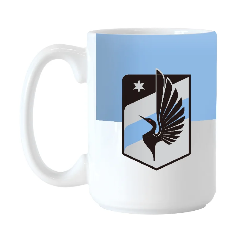 Team Mug With Your Team's Logo-Minnesota United 15oz Colorblock Sublimated Mug