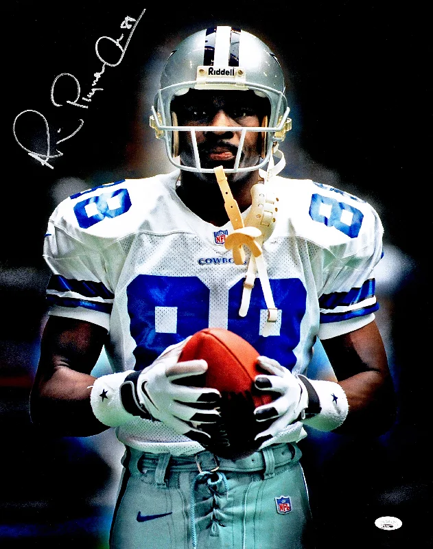 Custom Rugby Helmet For National Teams-Michael Irvin Autographed 16x20 Photo Dallas Cowboys Spotlight JSA