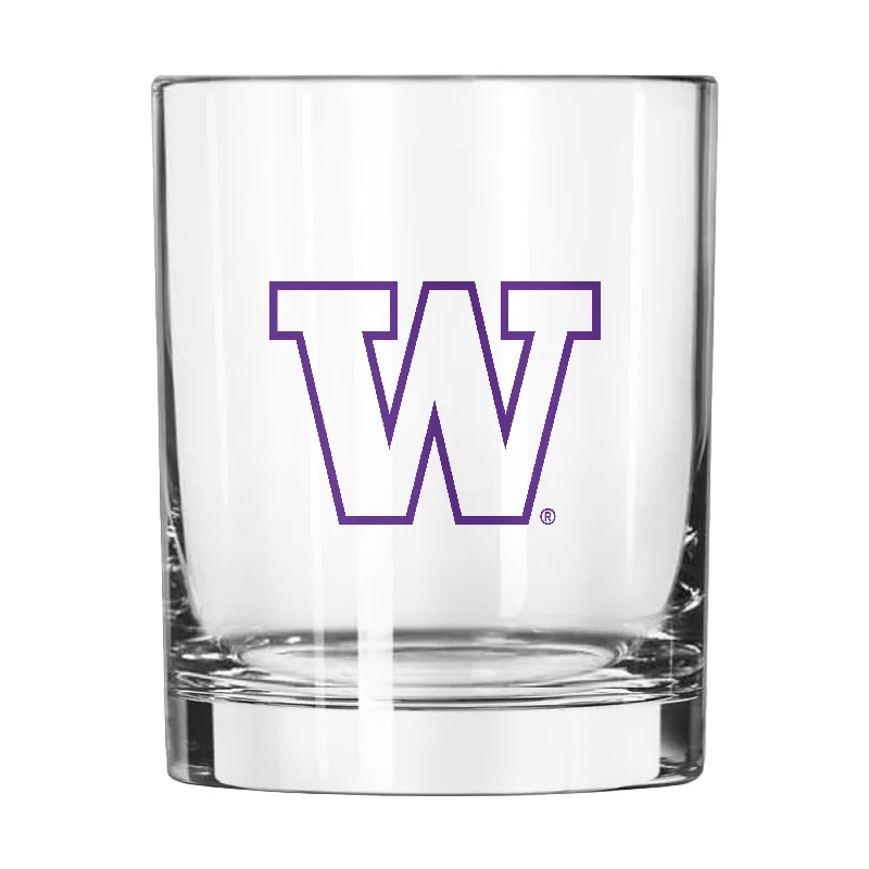 Personalized Team Mug For Team Gifts-Washington 14oz Gameday Rocks Glass