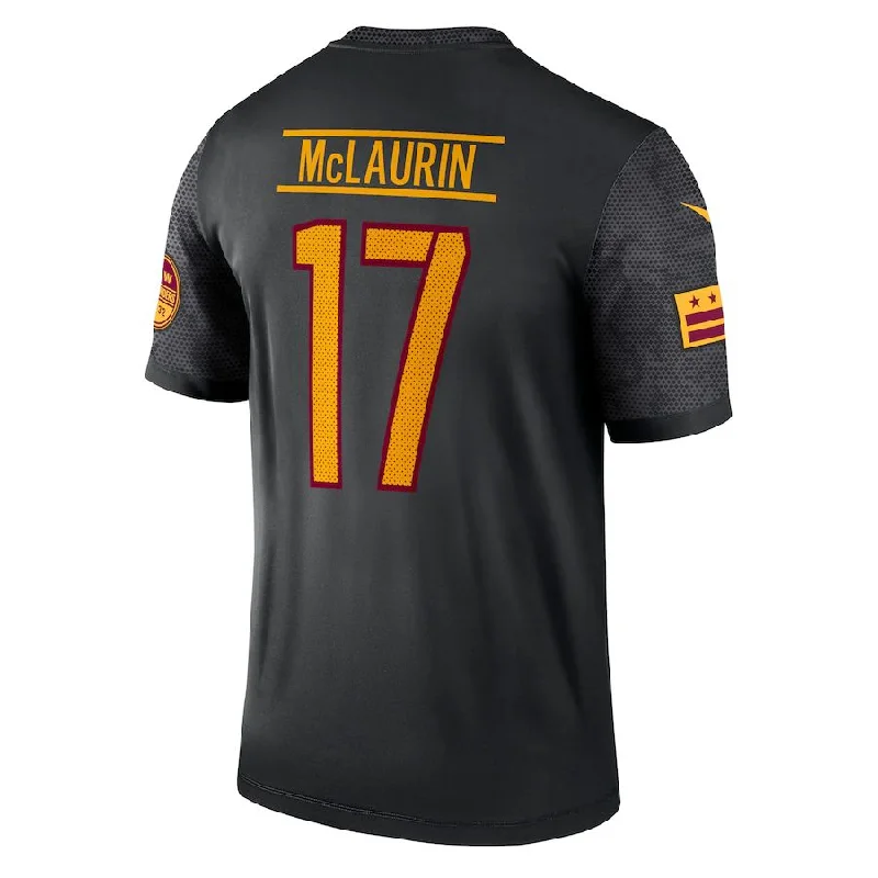 Custom Rugby Jersey For Player Gifts-W.Commanders #17 Terry McLaurin Black Alternate Legend Jersey Stitched American Football Jerseys