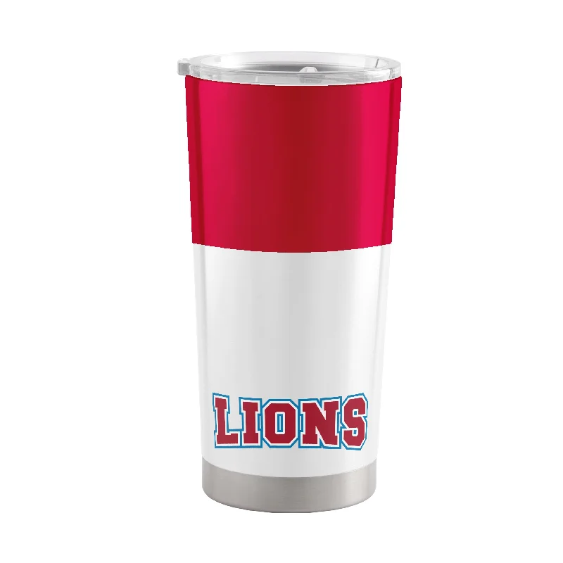 Personalized Team Mug For School Sports-LMU 20oz Colorblock Stainless Tumbler