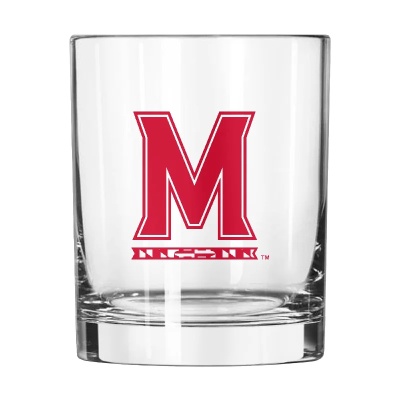 Personalized Team Mug For Team Members-Maryland 14oz Gameday Rocks Glass