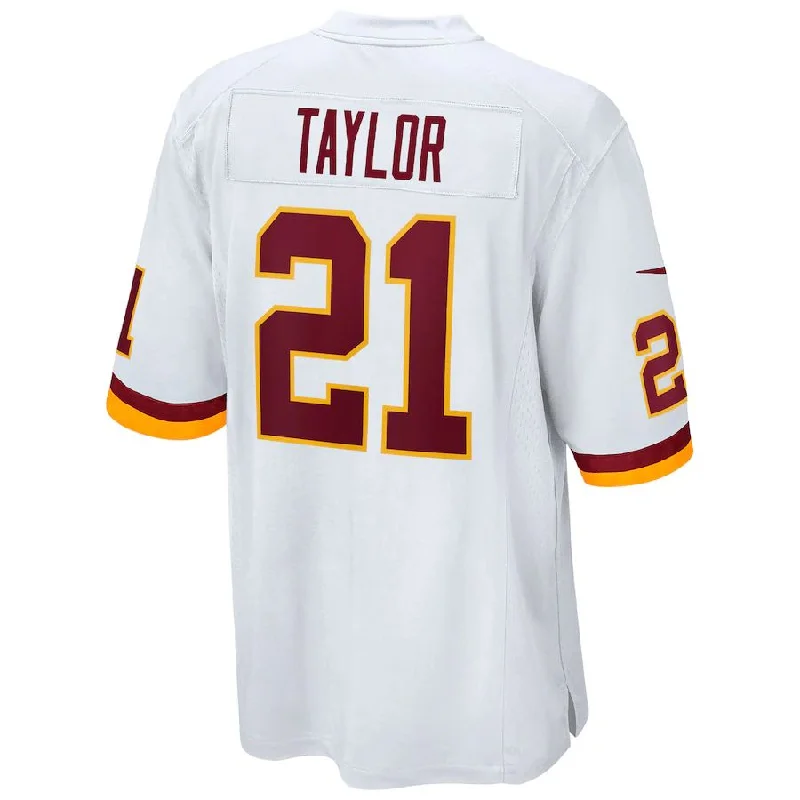 Personalized Rugby Jersey For Regional Competitions-W.Football Team #21 Sean Taylor White Retired Player Team Game Jersey Stitched American Football Jerseys