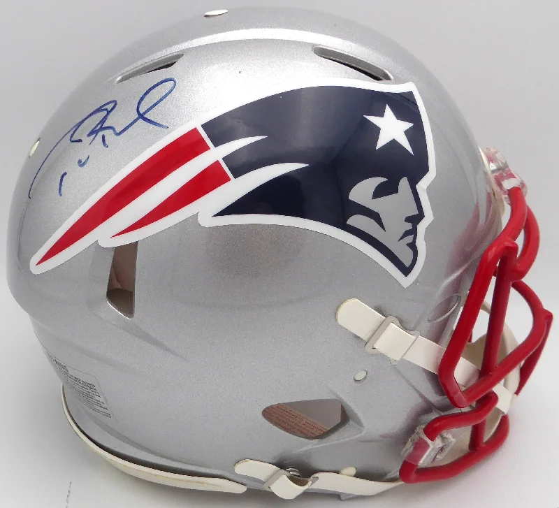 Rugby Helmet For Gift Customization-Tom Brady Autographed Full Size Authentic Helmet New England Patriots TriStar Holo #1901965