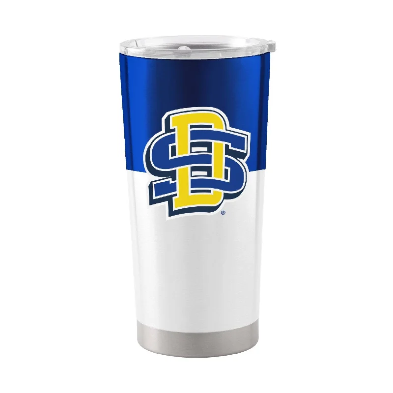 Personalized Team Mug For Graduation Gifts-South Dakota State 20oz Colorblock Stainless Steel Tumbler