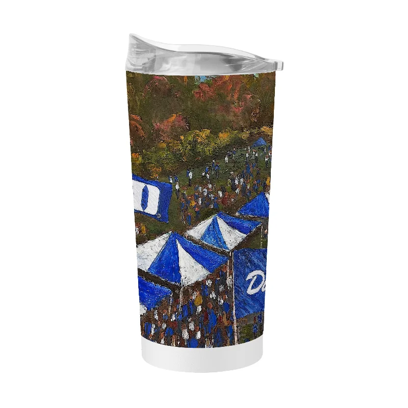 Custom Team Mug With Team Mascot-Duke 20oz Collector Powder Coat Tumbler