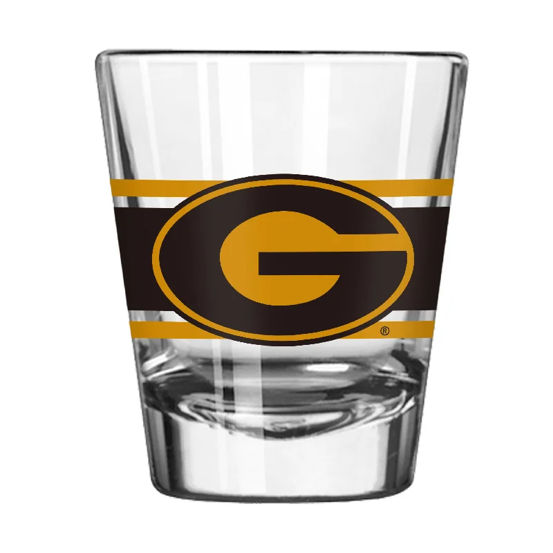 Personalized Team Mug For Group Fundraisers-Grambling 2oz Stripe Shot Glass