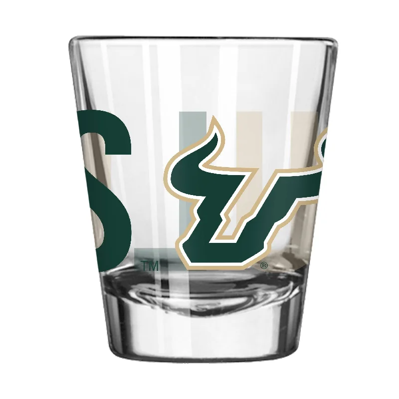 Custom Team Mug For Corporate Events-South Florida 2oz Overtime Shot Glass