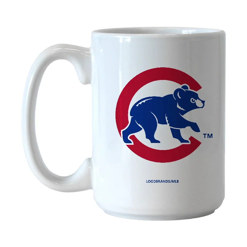 Personalized Team Mug For Championship Prizes-Chicago Cubs 15oz Sublimated Mug