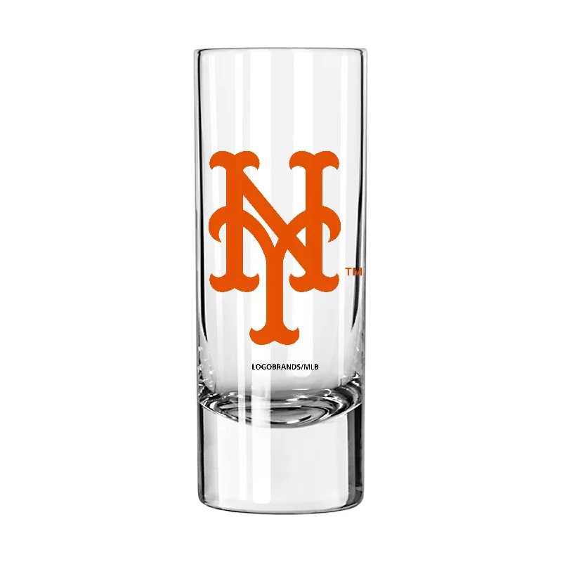 Custom Team Mug For Player Events-New York Mets 2.5oz Swagger Shooter Glass