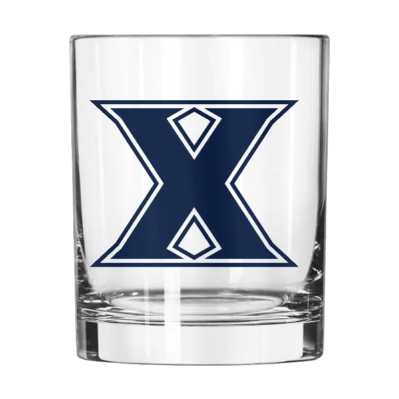 Personalized Team Mug For School Spirit-Xavier 14oz Gameday Rocks Glass