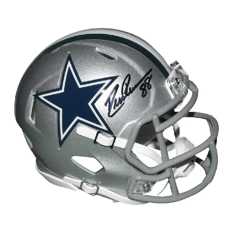 Rugby Helmet For School Sports Events-Drew Pearson Signed Dallas Cowboys Speed Mini Replica Silver Football Helmet (JSA)