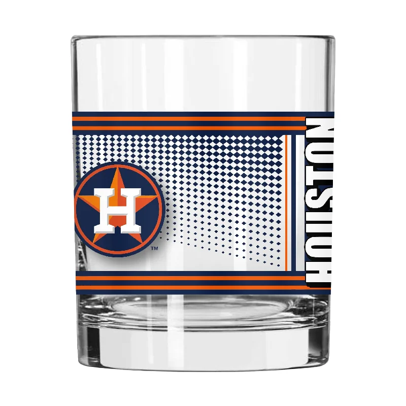 Personalized Team Mug For Group Orders-Houston Astros 14oz Hero Rocks Glass